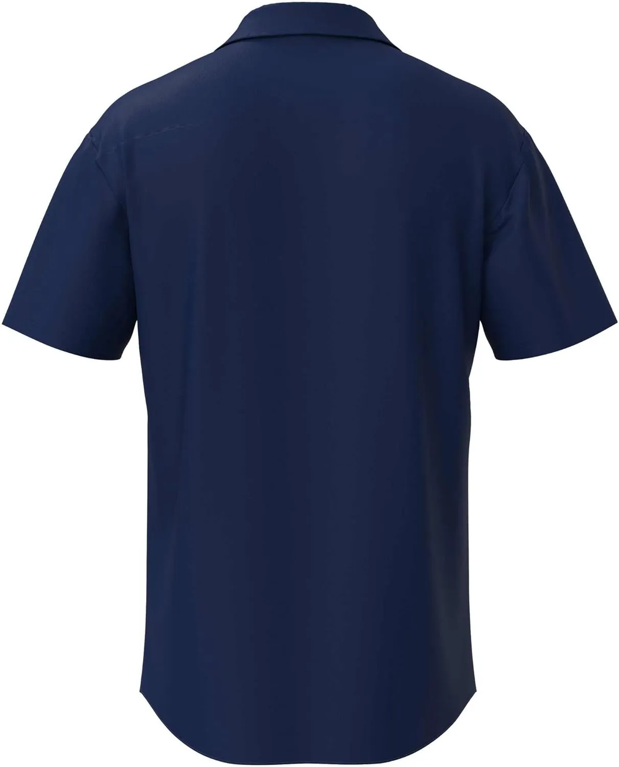 4 Pack - Mens Short Sleeve Button Down Shirts – Wrinkle Free, Muscle Fit, Stylish Casual