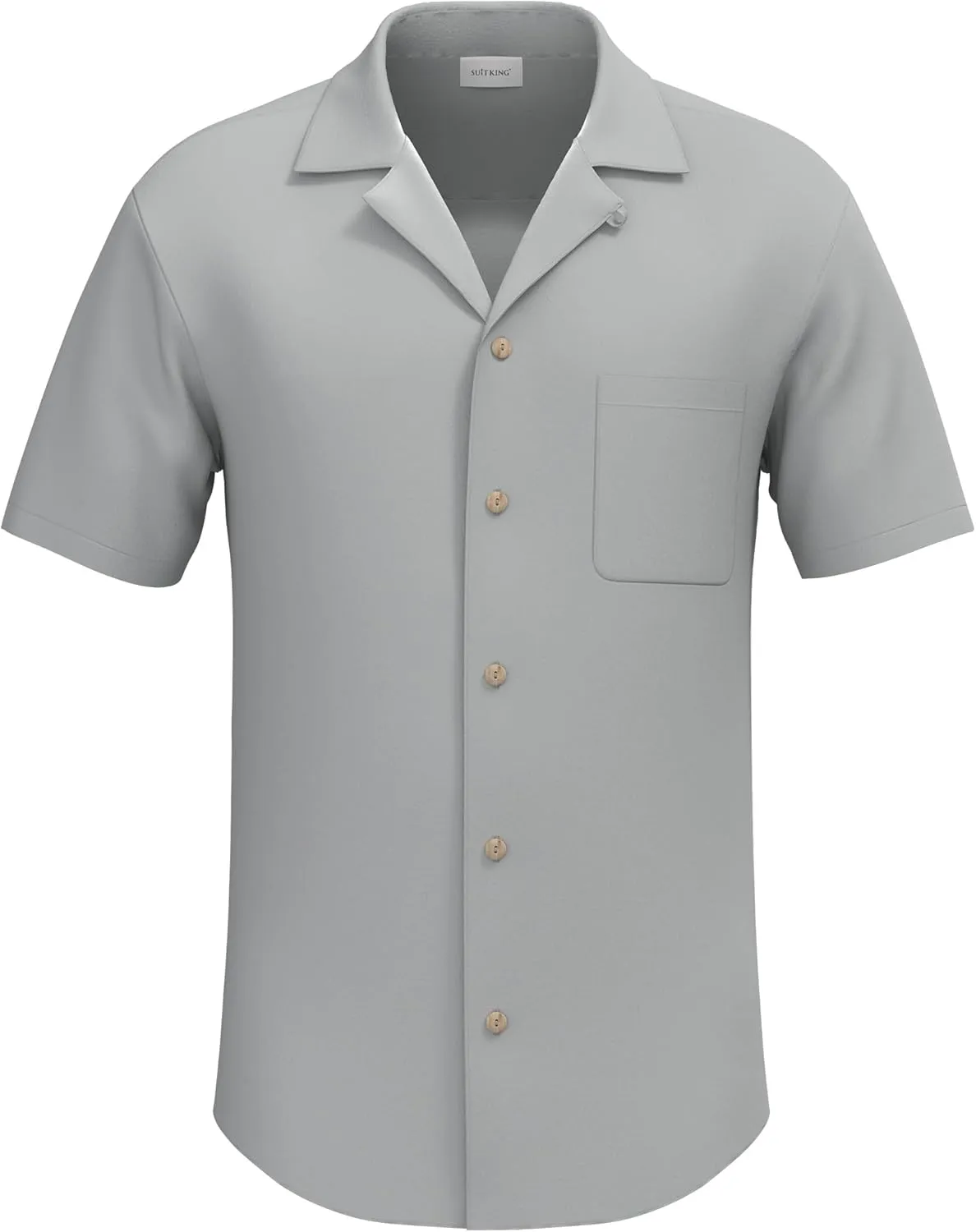 4 Pack - Mens Short Sleeve Button Down Shirts – Wrinkle Free, Muscle Fit, Stylish Casual
