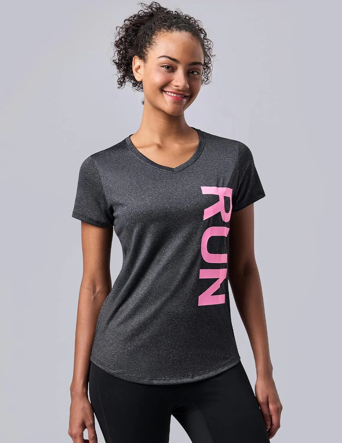 5 Pack: Women's Dry Fit Short Sleeve T Shirts, Athletic Workout Tee Tops for Gym Yoga Running