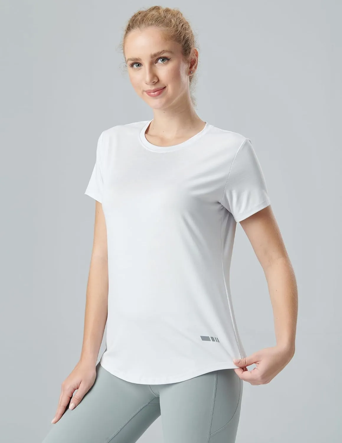 5 Pack: Women's Dry Fit Short Sleeve T Shirts, Athletic Workout Tee Tops for Gym Yoga Running
