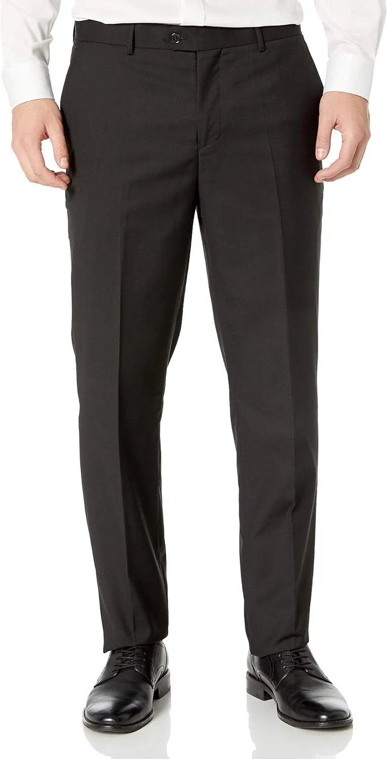 Adam Baker Men's 100% Wool Modern Fit Single Breasted Three Piece Tuxedo - Colors