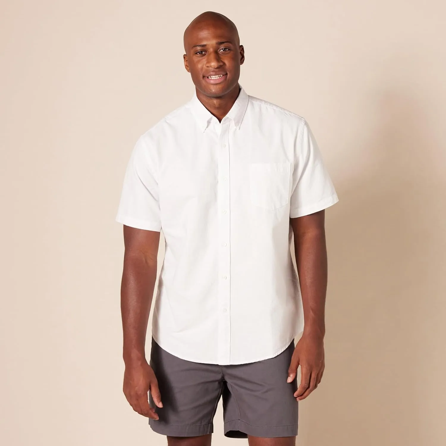 Amazon Essentials Oxford Shirts for Men - Regular-Fit, Short-Sleeve