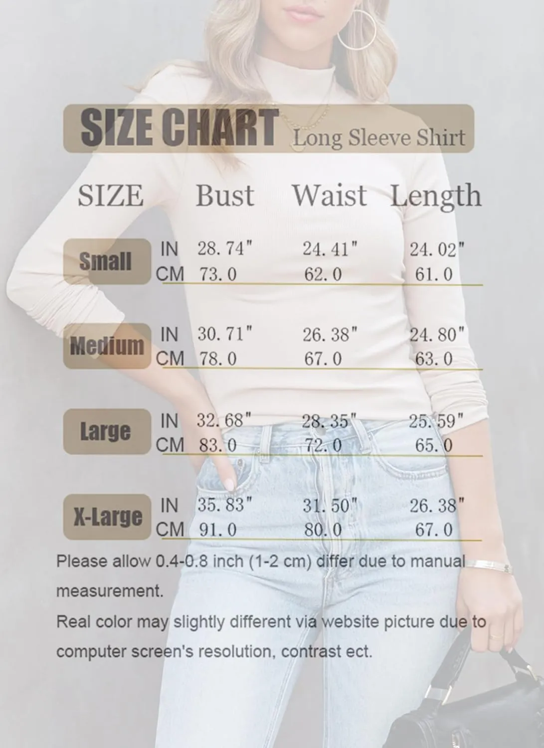 Areecin Women's Mock Neck Tops Long Sleeve Shirts Ribbed Knit Slim Fitted Casual Pullovers Tee Basic Tops