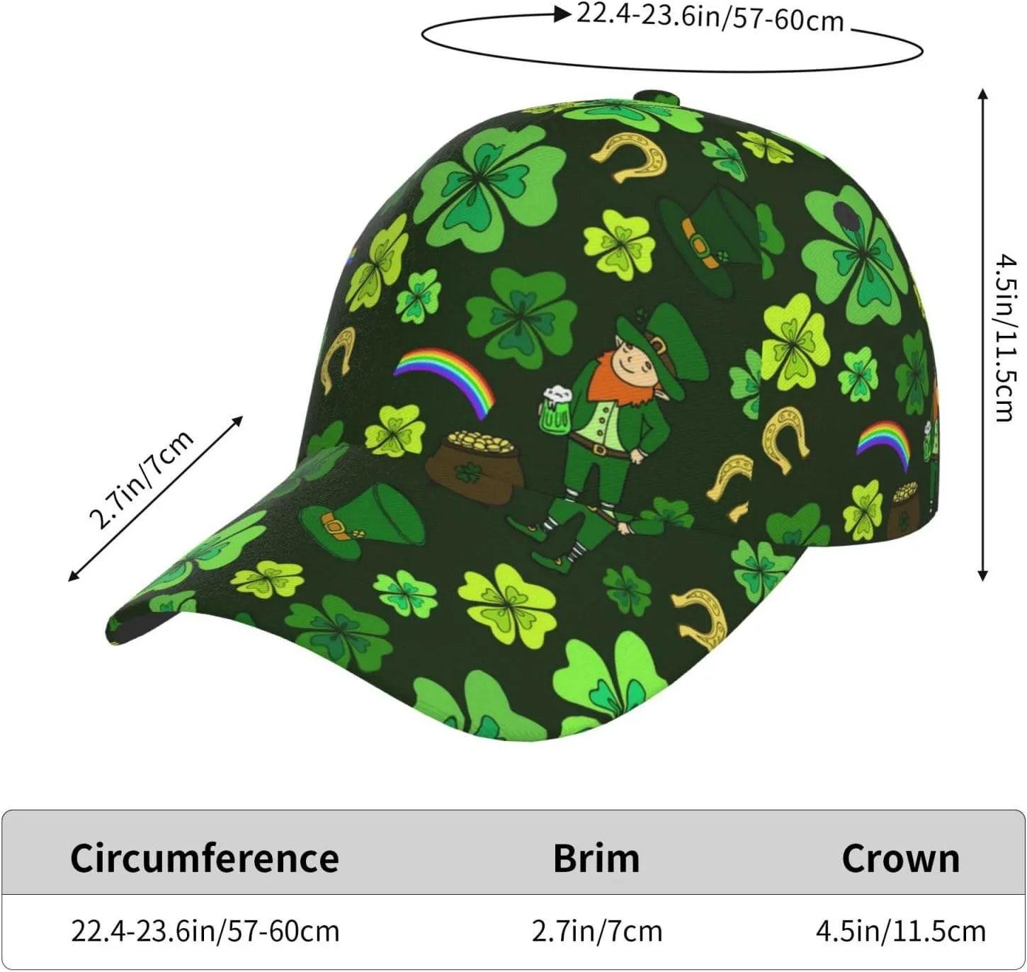 Baseball Cap Adjustable for Running Workout Outdoor Activities All Seasons