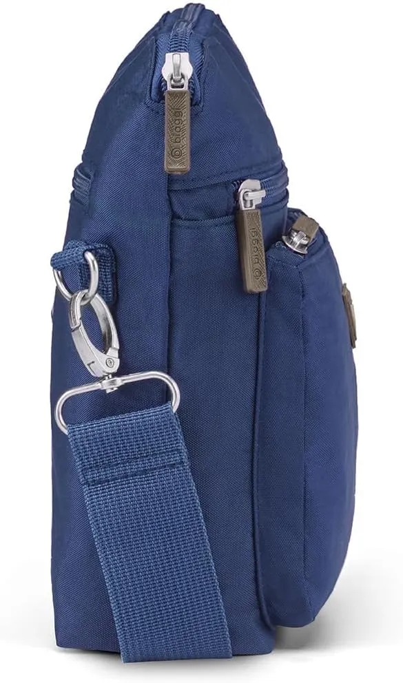 Biaggi Flexmates Convertible Crossbody | Lightweight RFID Blocking Crossbody for Travel, College, Weekend