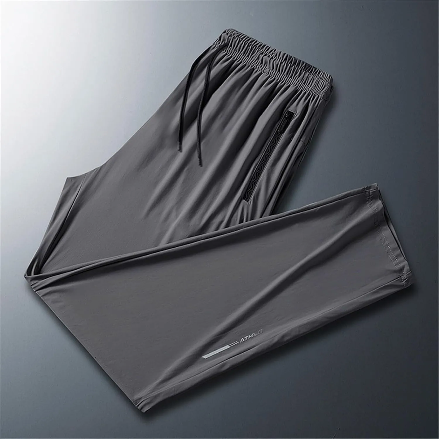 Casual Lightweight Pants for Women Elastic Waist Athletic Everyday Trouser Quick-Dry Stretchy Park Workout Sweatpants
