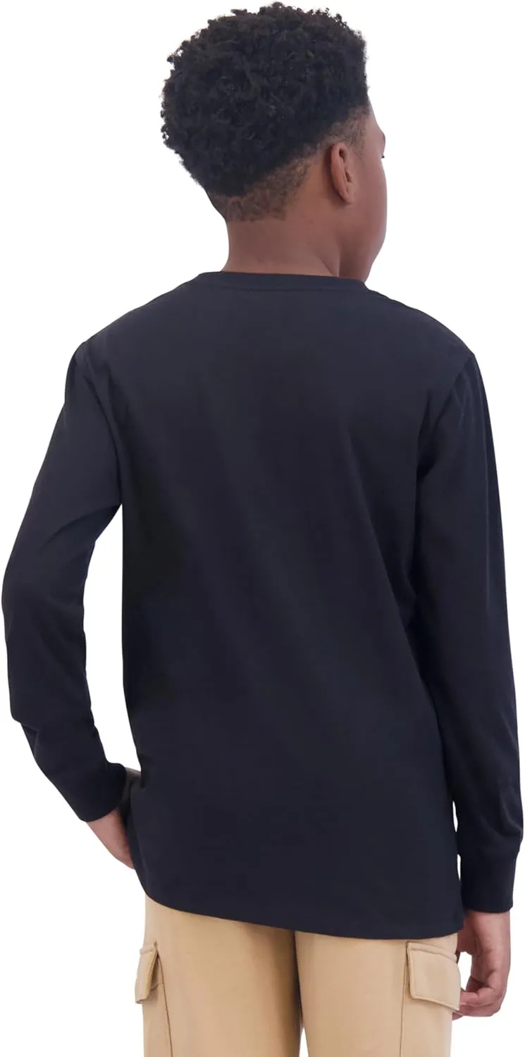 Champion Boys Long Sleeve Tee Shirt Kids Tops