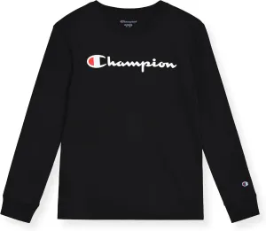 Champion Boys Long Sleeve Tee Shirt Kids Tops