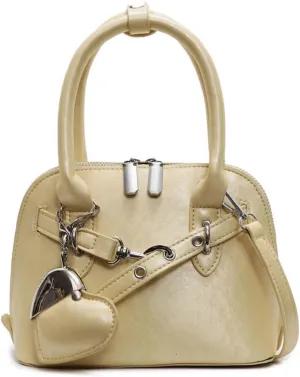 Cute Purse Small Heart Charm Y2K Grunge Bag Mini Purses Retro French Edgy Punk Vintage Handbag