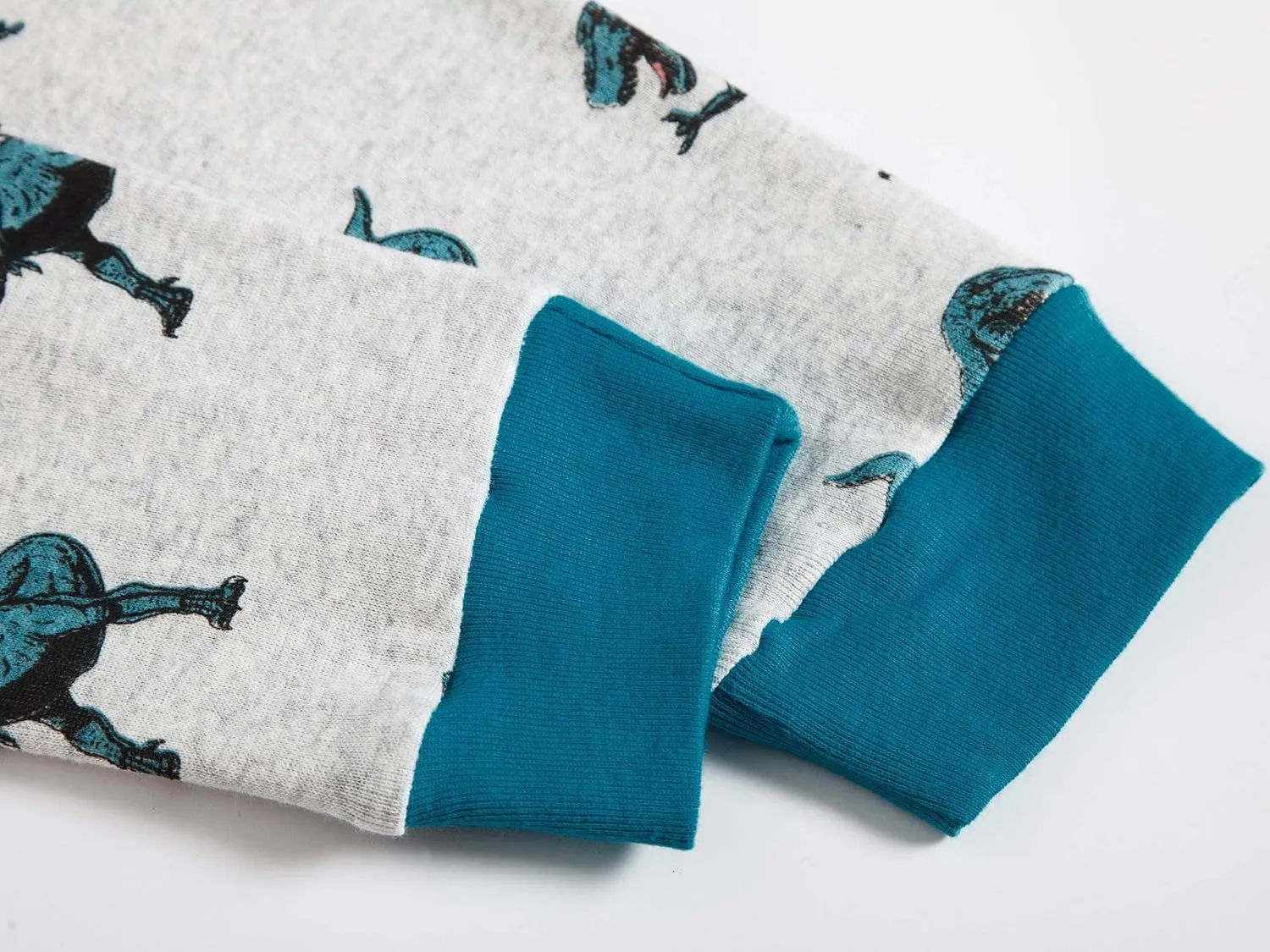 Dolphin&Fish Boys Pajamas 4Piece Toddler Kids Pjs Sets Cotton Toddler Clothes Sleepwears