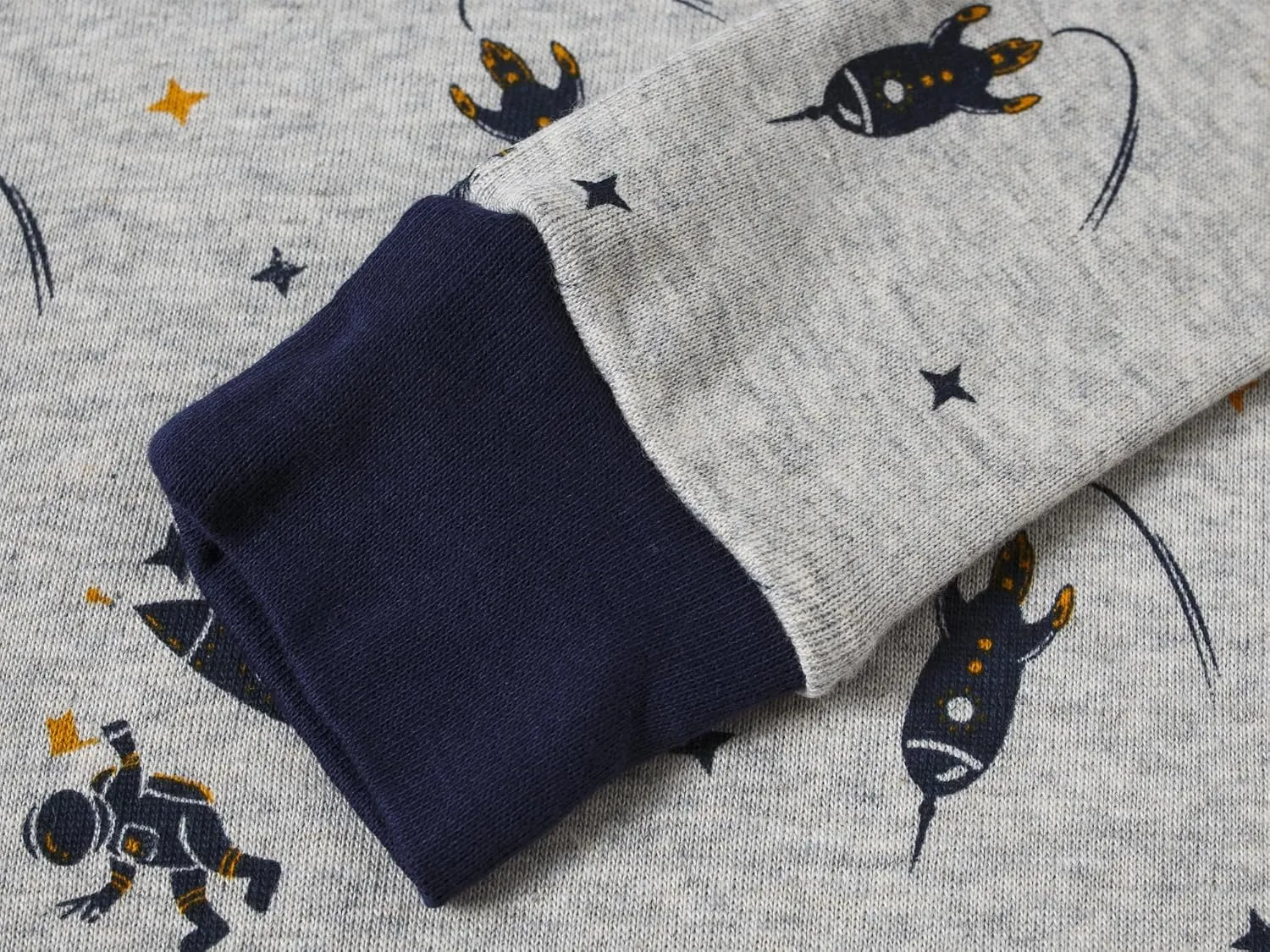 Dolphin&Fish Boys Pajamas 4Piece Toddler Kids Pjs Sets Cotton Toddler Clothes Sleepwears