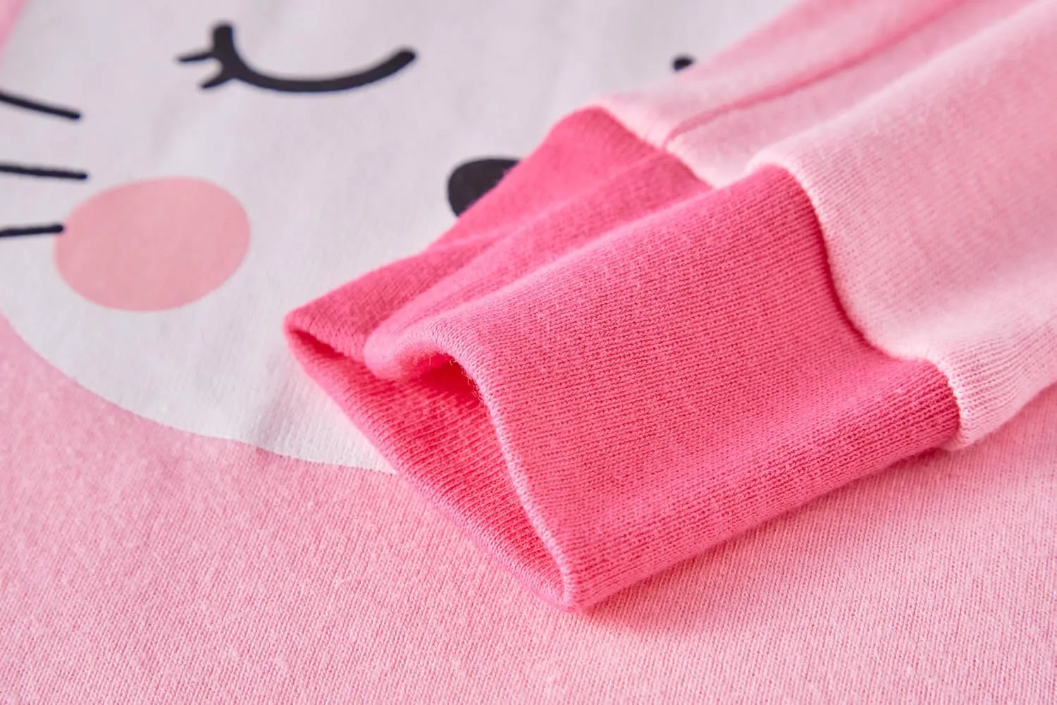 Dolphin&Fish Girls Cotton Pajamas Toddler 2 Pieces Pjs Kids Sleepwear Clothes Long sleeve Sets