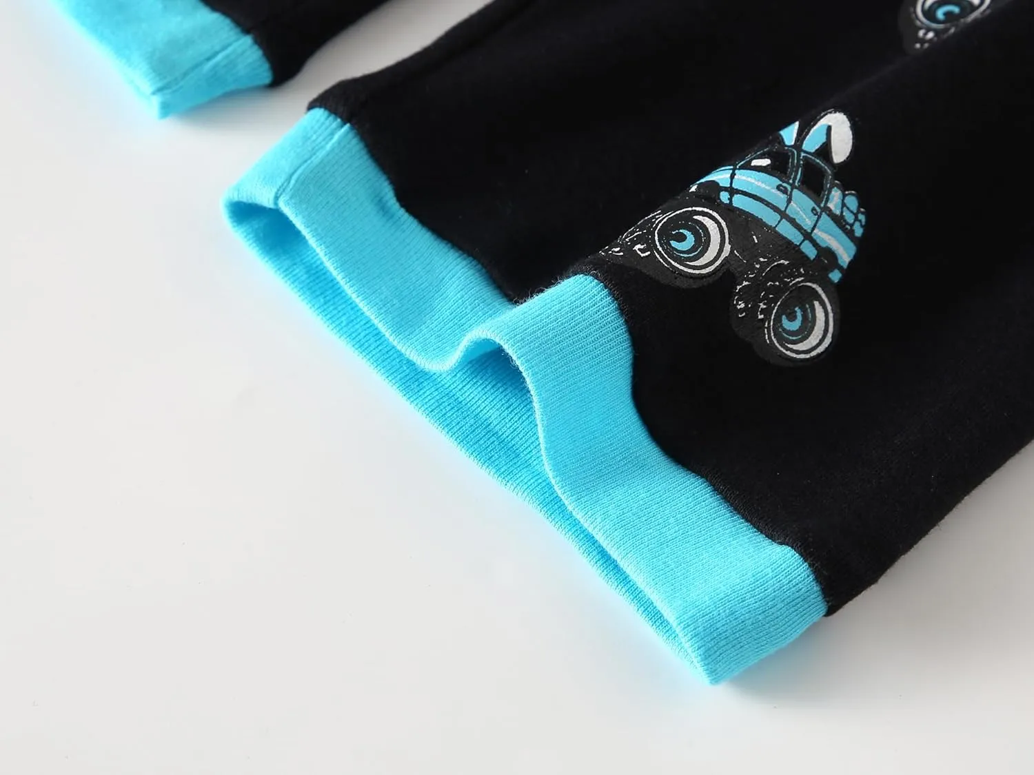 Dolphin&Fish Little Boys Cotton Short Pajamas 4 Piece Summer Kids Clothes Children Toddler Pjs