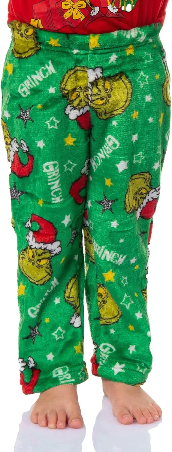 Dr. Seuss GRINCH We've Been Good Toddler 2 Piece Lounge Pajama Sleep Set Long Sleeve And Pants