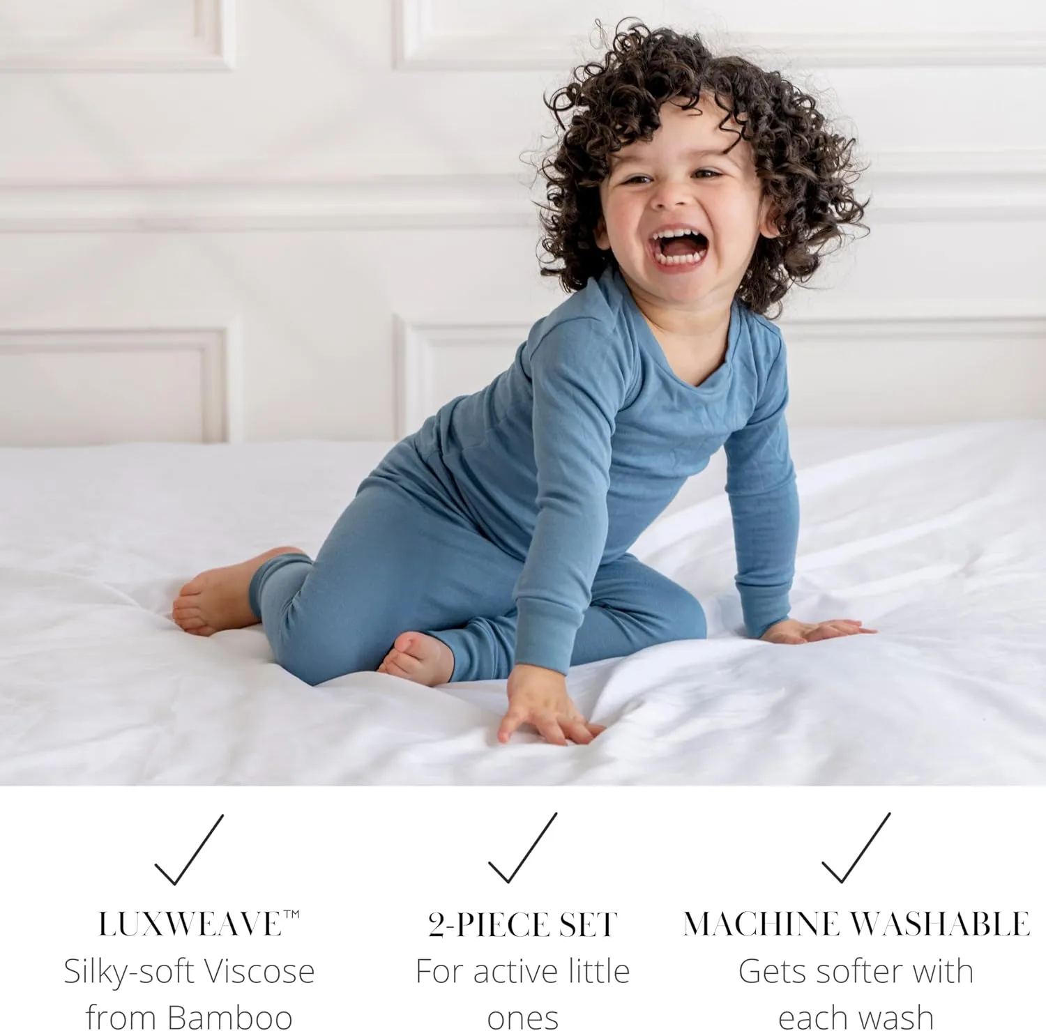 DREAMLAND BABY Toddler Pajamas (2T-5T). Ultra Soft Snug-Fit Pajama Set for Boys and Girls