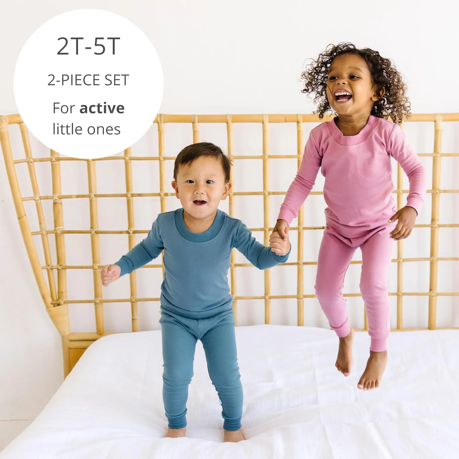 DREAMLAND BABY Toddler Pajamas (2T-5T). Ultra Soft Snug-Fit Pajama Set for Boys and Girls