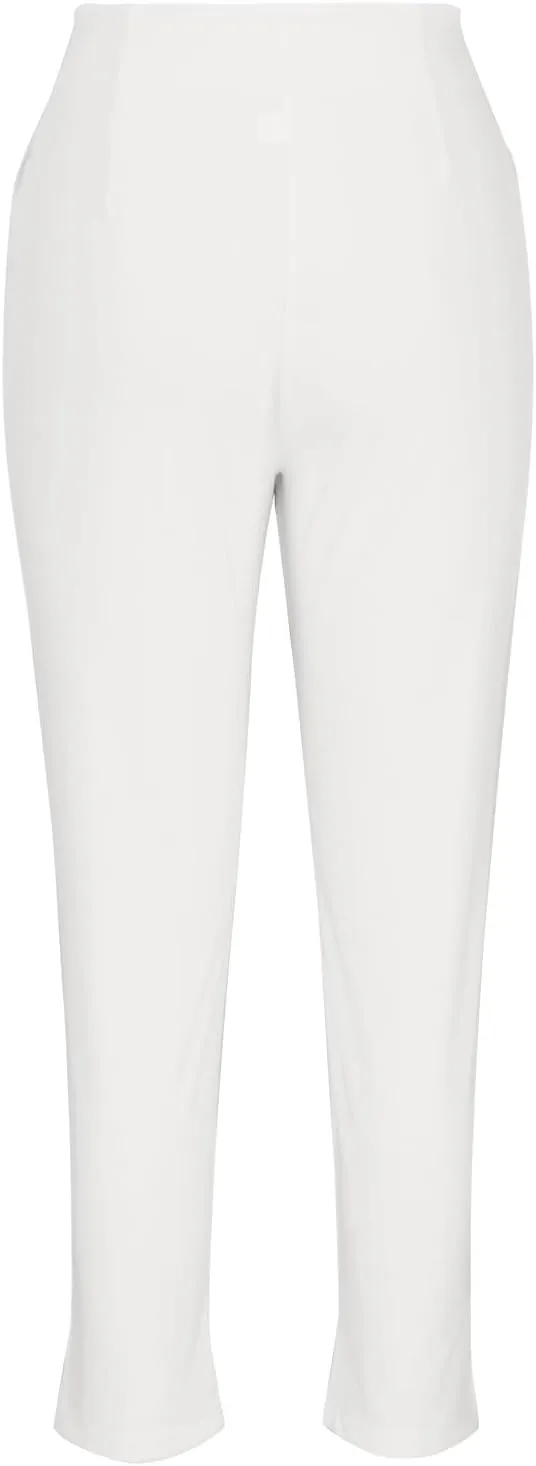 Dress Pants for Women Pleated High Waisted Work Pants Slim Fit Straight Leg Office Trousers Business Casual Outfits