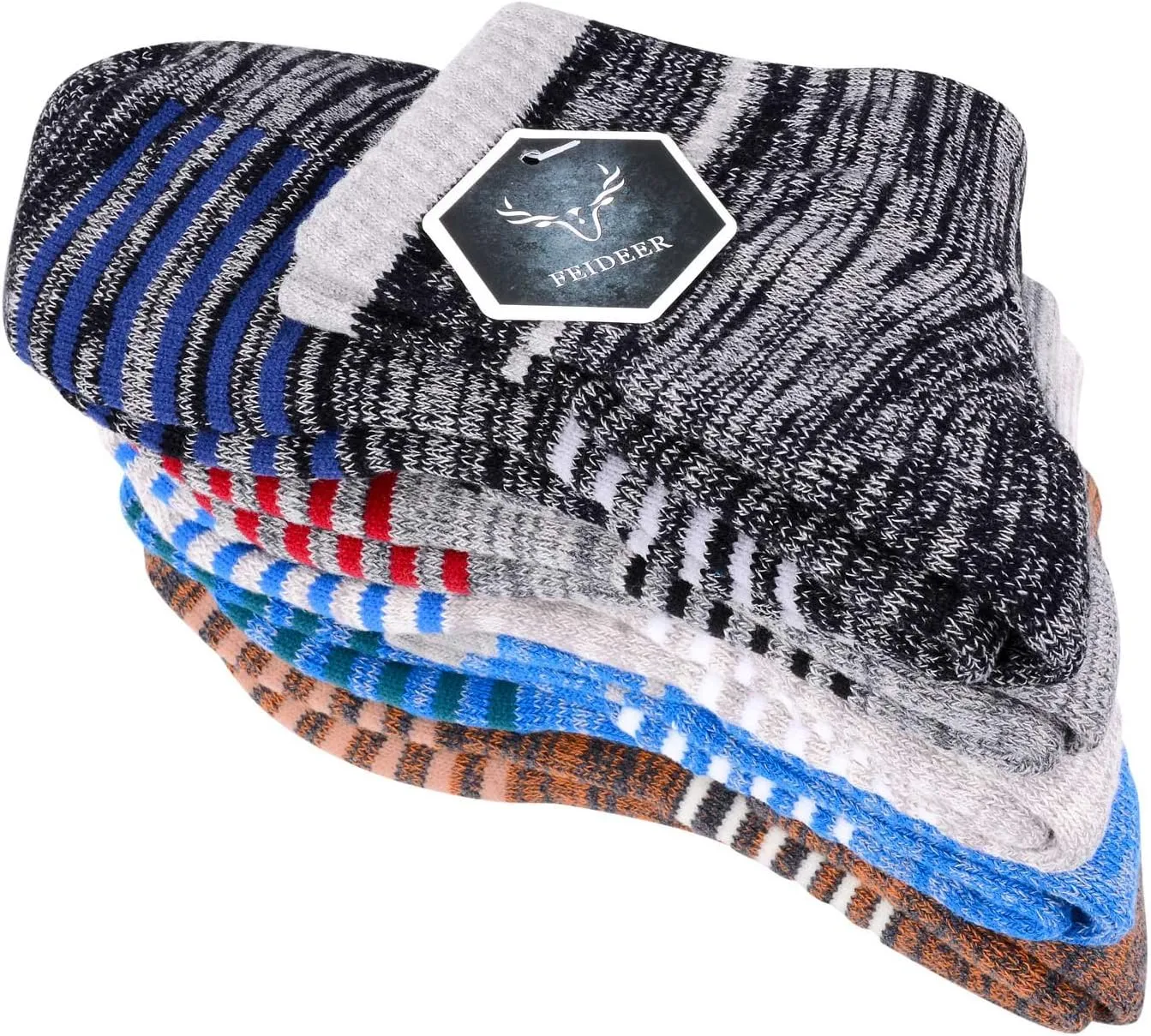 FEIDEER mens Modern Hiking socks