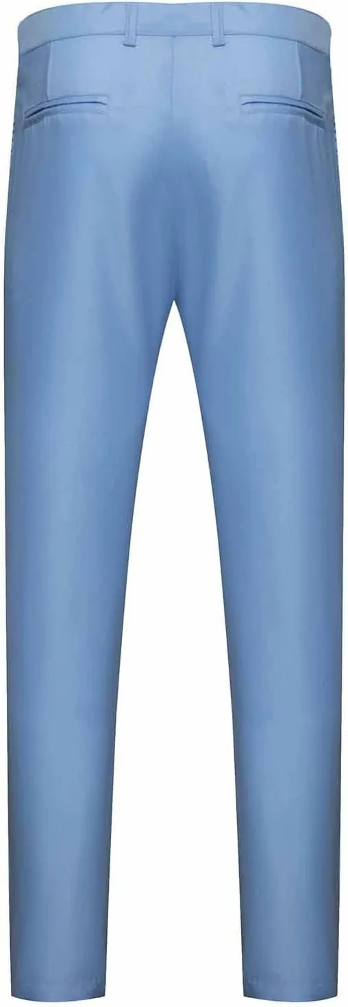 Finelylove Mens Dress Pants Falt Front Modern Fit Stretch Suit Pants Lightweight Straight Leg Chino Work Pants Trousers