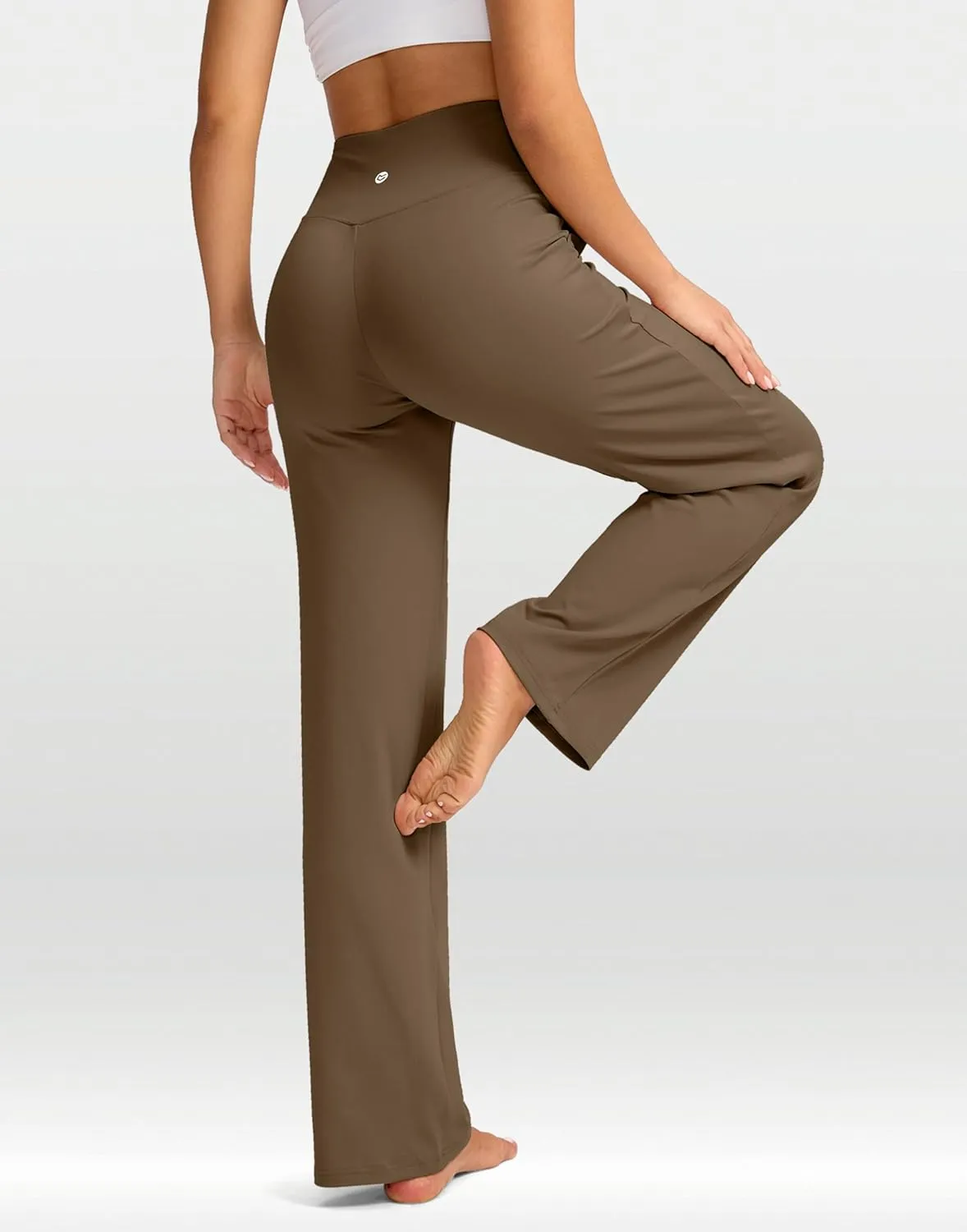G Gradual Women's Yoga Pants wiht Pockets High Waist Stretch Loose Casual Lounge Sweatpants Petite/Regular/Tall