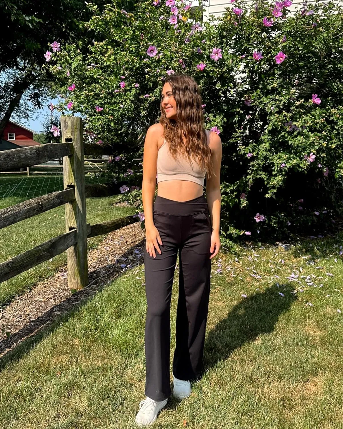 G4Free Wide Leg Pants for Women Loose Yoga Pants with Pockets Petite/Regular/Tall Stretch Casual Lounge Pants