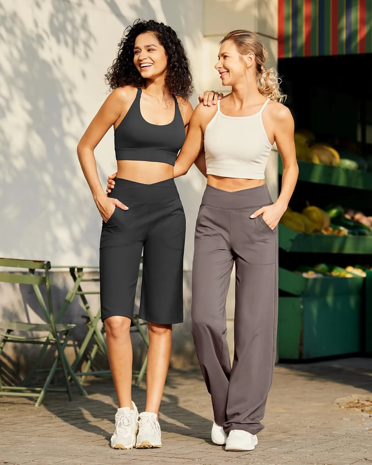 G4Free Wide Leg Pants for Women Loose Yoga Pants with Pockets Petite/Regular/Tall Stretch Casual Lounge Pants