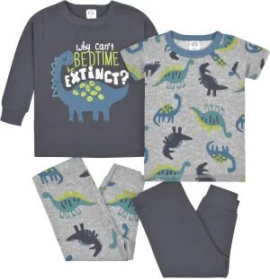 Gerber Baby Boys' Toddler Snug Fit 4-Piece Pajama Set