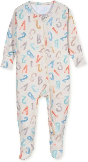 Gerber Baby Girls' Toddler Buttery-Soft Snug Fit Footed Pajamas with Viscose Made with Eucalyptus