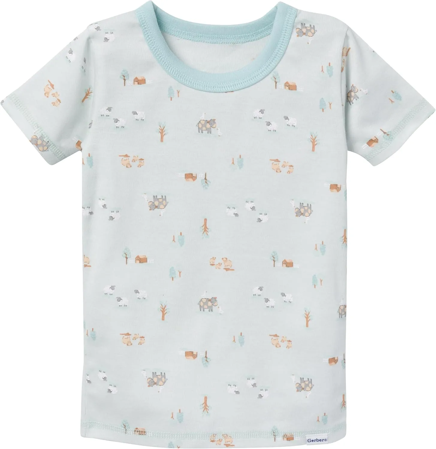 Gerber Unisex-Baby Toddler Snug Fit 4-Piece Pajama Set