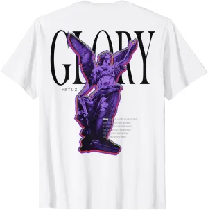 Hip Hop Vintage Edgy Urban Y2K Back Print Streetwear Angel T-Shirt