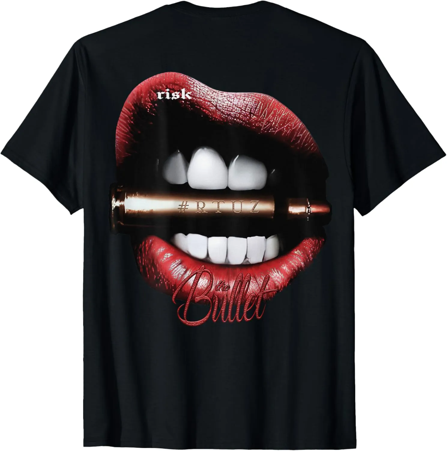 Hip Hop Vintage Hipster Edgy Urban Y2K Back Print Streetwear T-Shirt