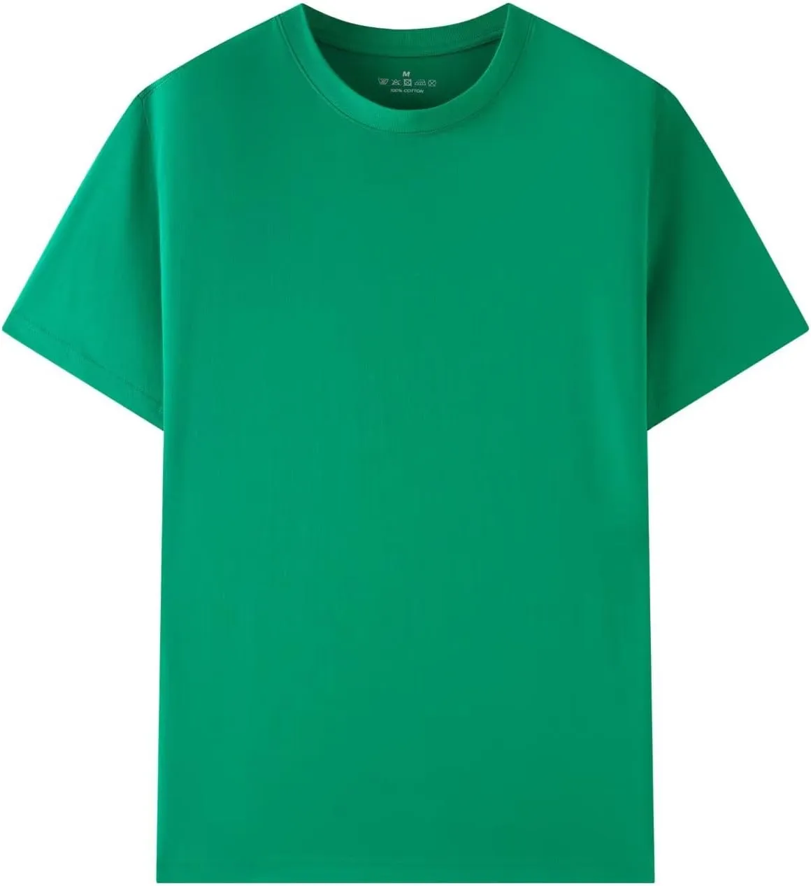 Huata Men's T-Shirt Short Sleeve Crewneck Cotton Tees