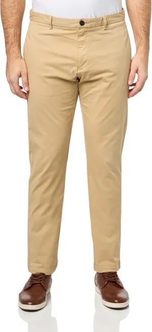 HUGO Men's Slim Fit Chino Style Cotton Twill Trousers