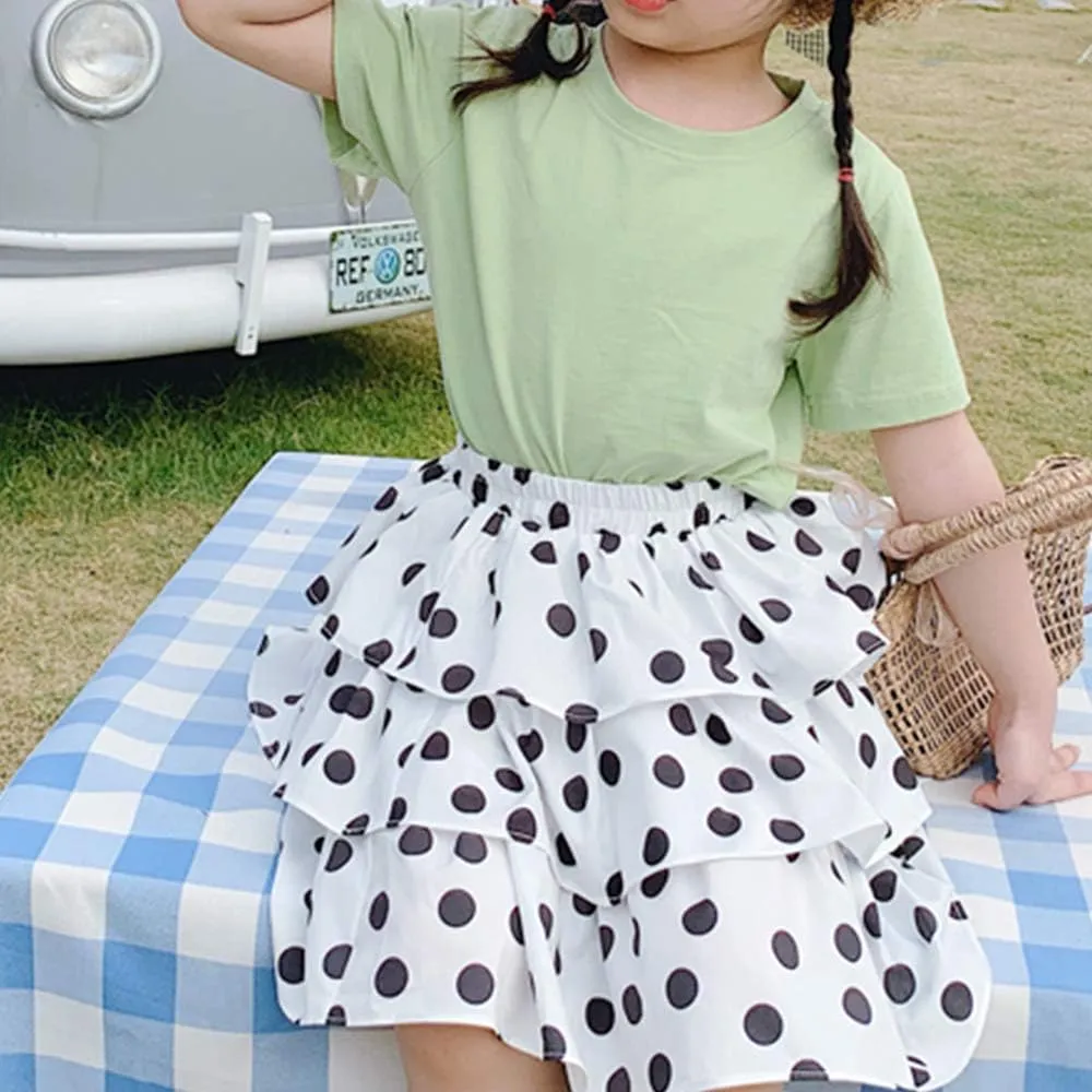 KISBINI Little Girls Boys Short Sleeve T-Shirt Cotton Solid Tees for Toddlers