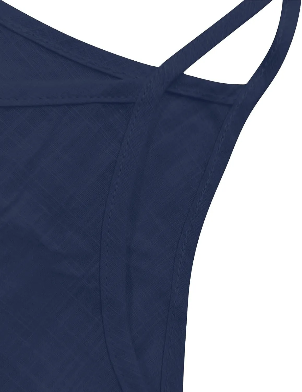 Linen Tank Top for Women Summer Spaghetti Strap Tank Tops Sleeveless Cotton Tshirt Loose Fit Camisole Tops 2025