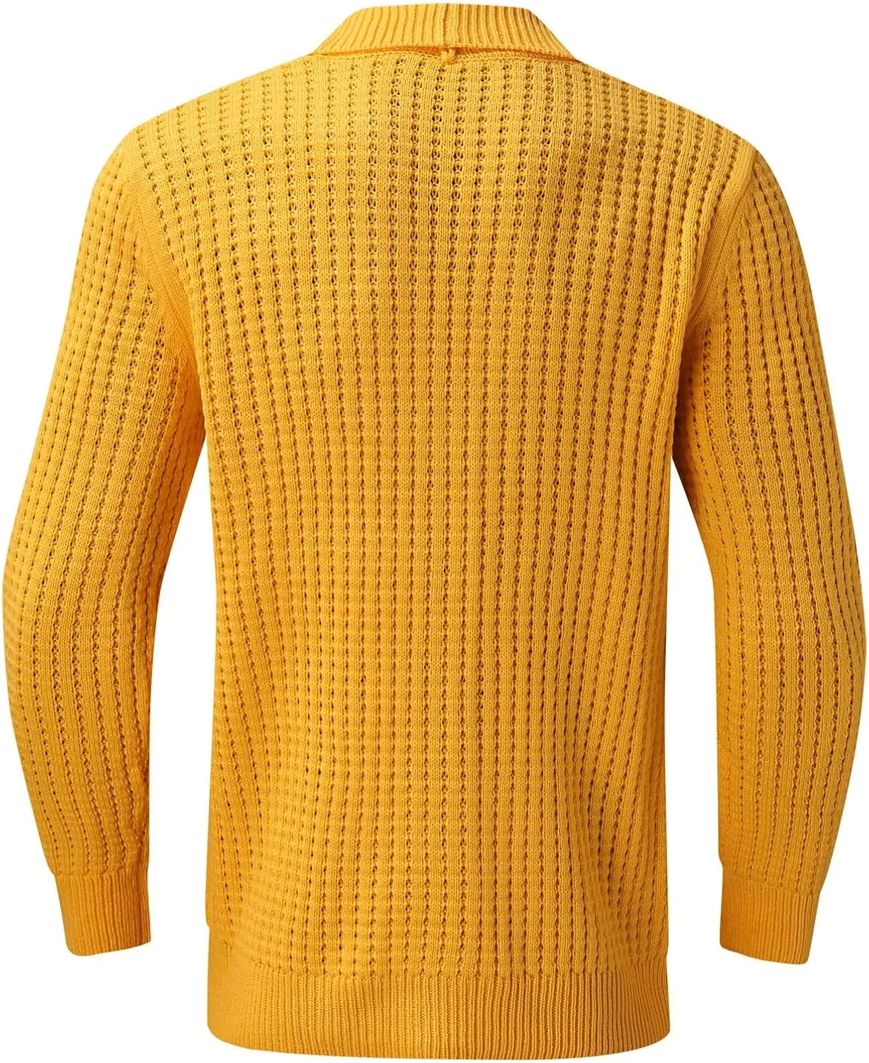 Men Shawl Collar Cardigan Sweater Button Down Cable Knitted Sweater Long Sleeve Jumper Slim Fit Knitwear Casual Jacket