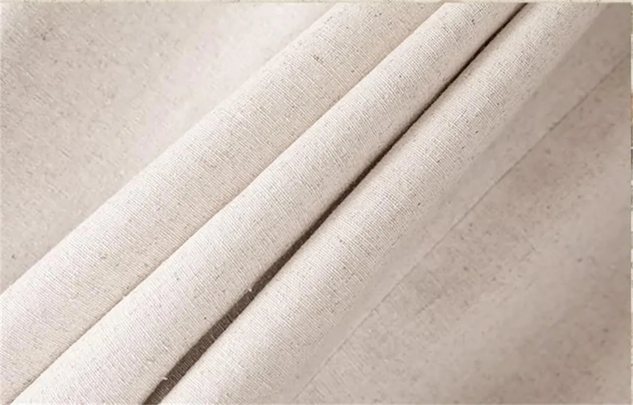 Men's Casual Linen Pants Modern Fit Hemmed Pants Summer Beach Loose Trousers