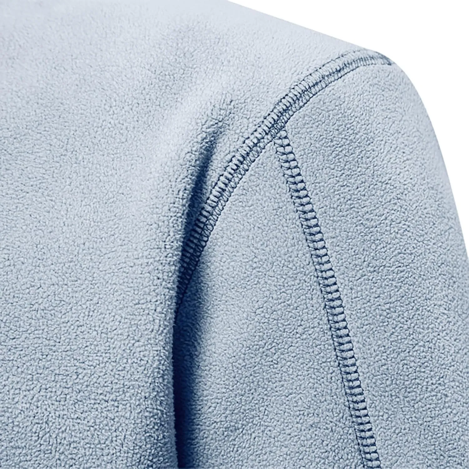 Men's Fleece Pullover Quarter Zip Thermal Outdoor Half Zip Jacket 1/4 Zip Sweatshirt Regular Fitted
