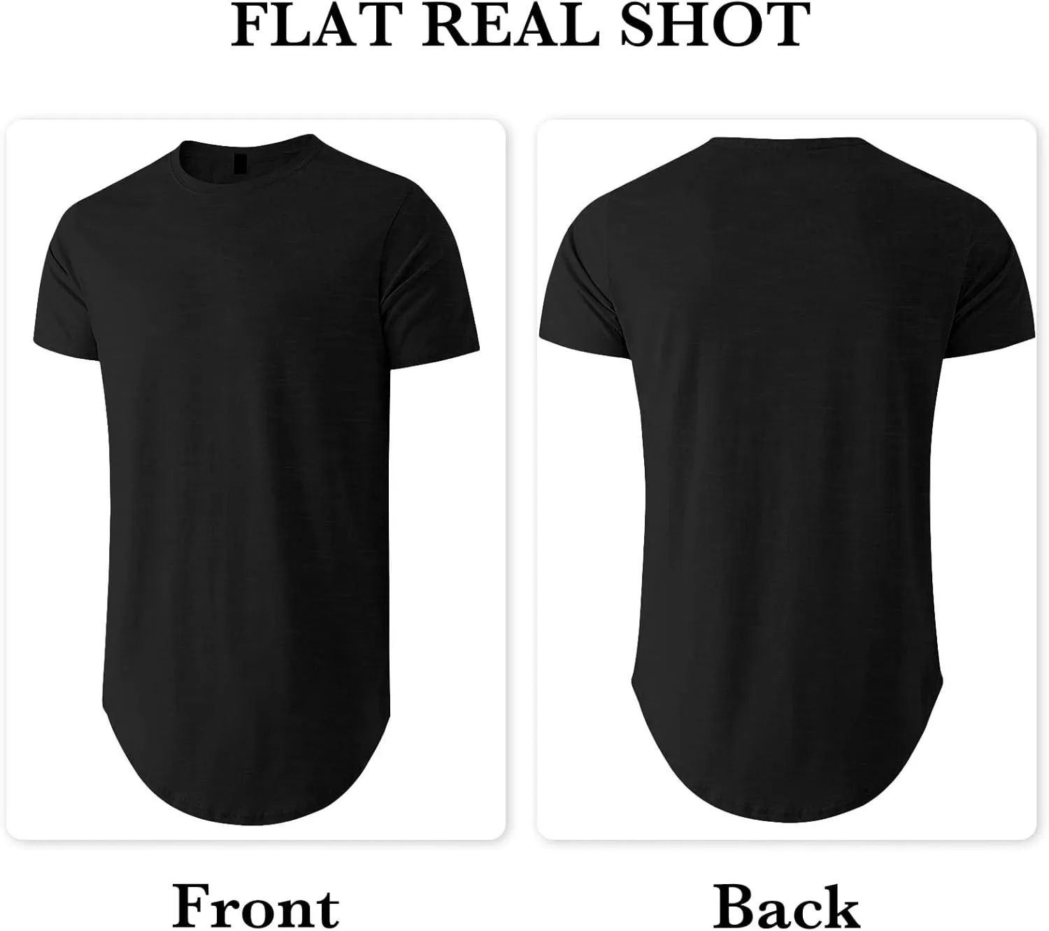 Mens Hipster Hip Hop Swag Curve Hem Short Sleeve T Shirt