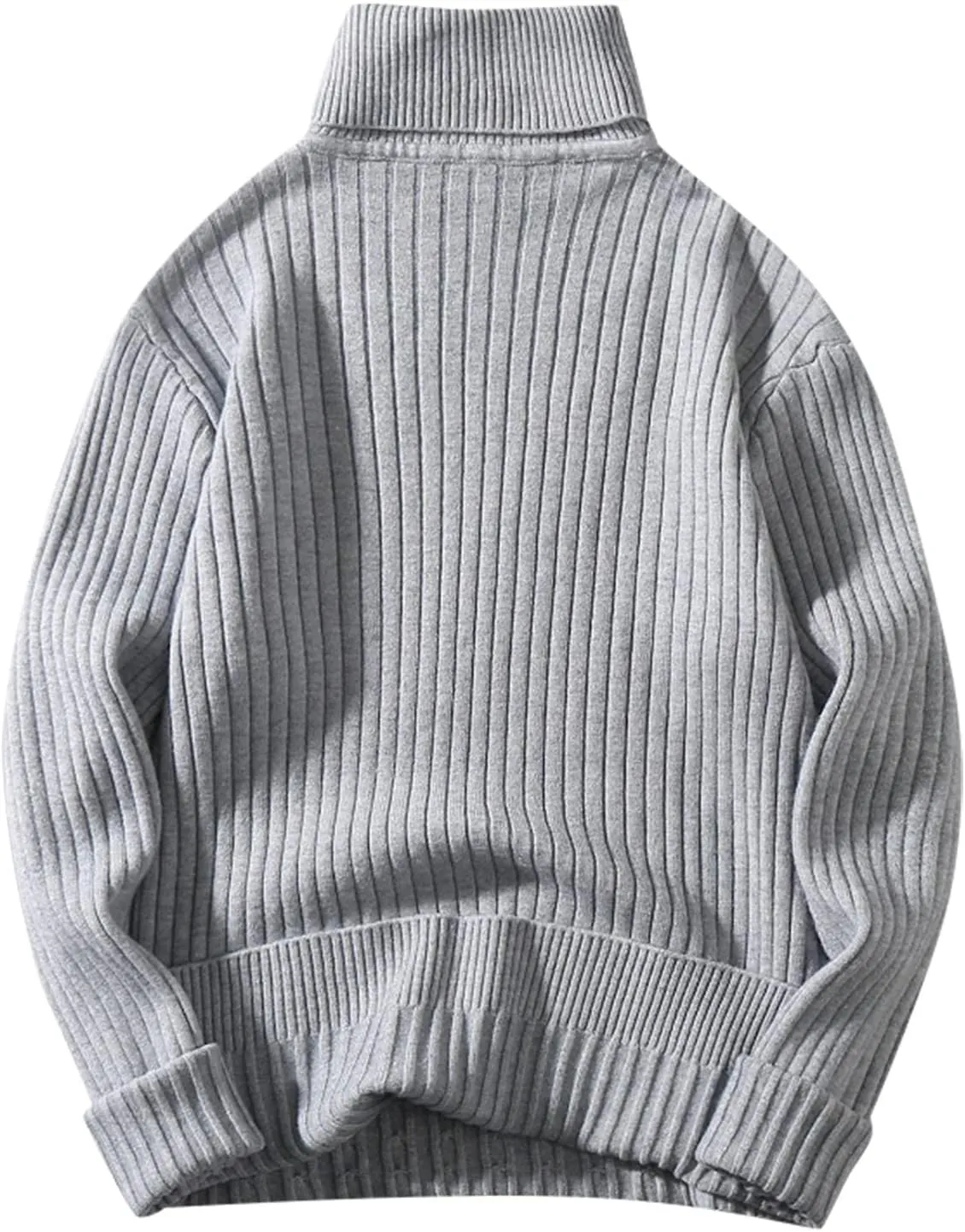 Mens Turtleneck Men's Turtleneck Sweater Pullover Twisted Pattern Loose Thick Winter Long Sleeve Cable Knit Sweaters