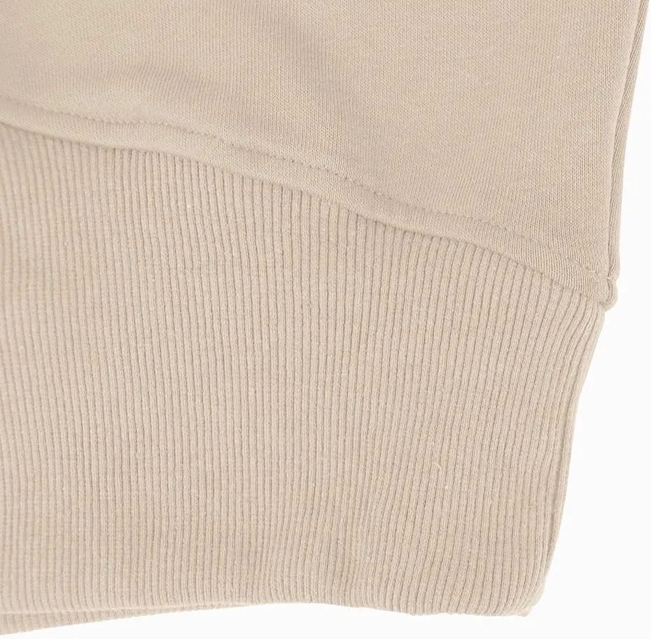 MISSACTIVER Women Casual Crewneck Crop Sweatshirt Solid Long Sleeve Drop Shoulder Pullovers Ribbed Corset Hem Crop Jumper Top