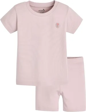 moimoln 6M-8Y Soft Cotton Modal Baby Toddler Pajamas Boys Girls Snug fit Pjs Daily Short Summer Flower Character