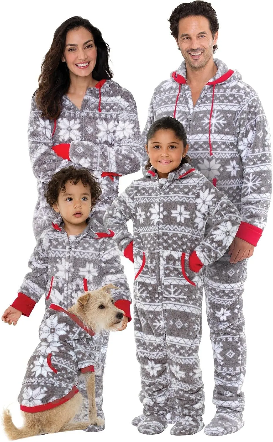 PajamaGram Family Pajamas Matching Sets - Family PJs, Red & Blue Plaid