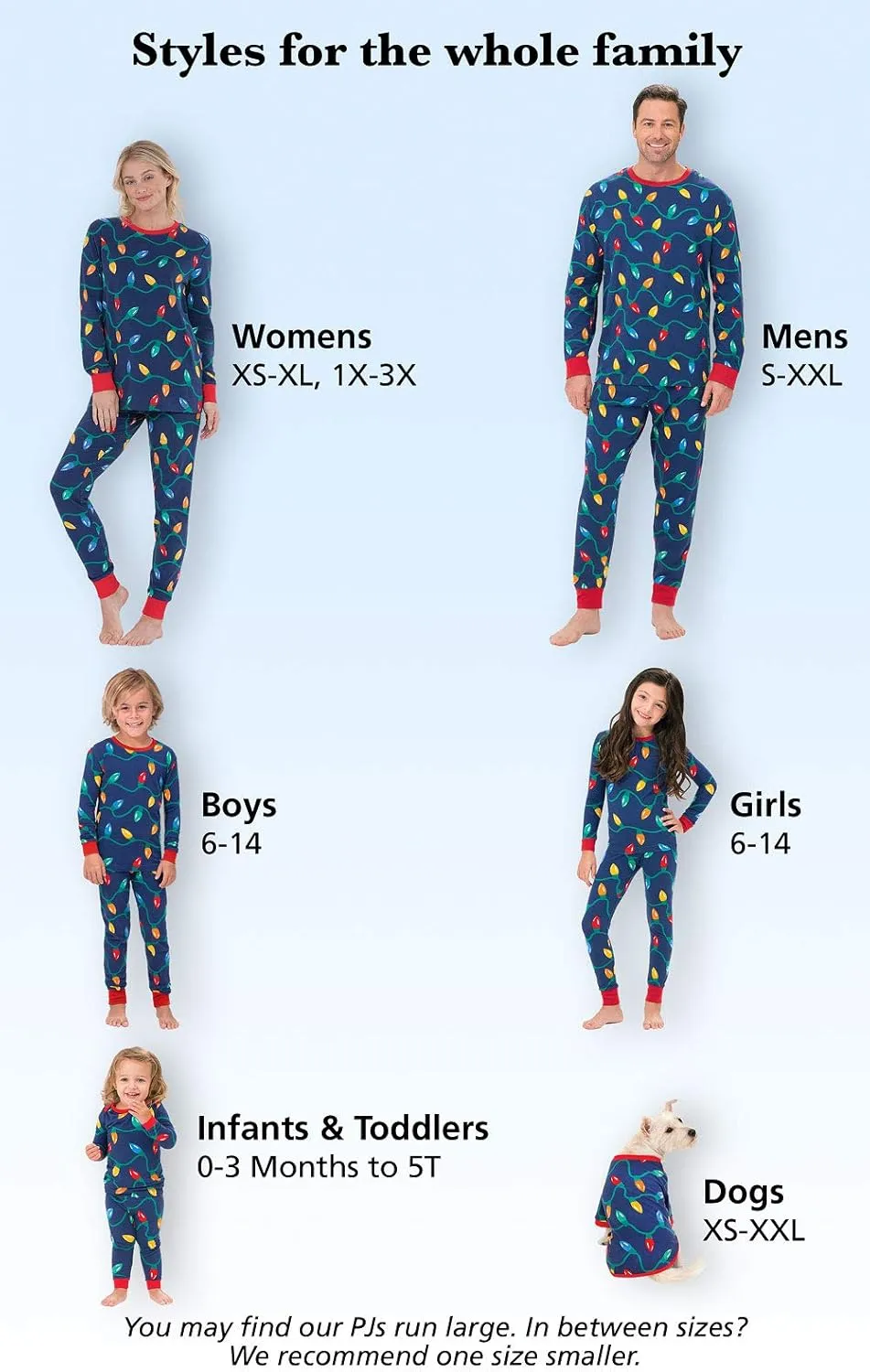 PajamaGram Matching Christmas PJs For Family