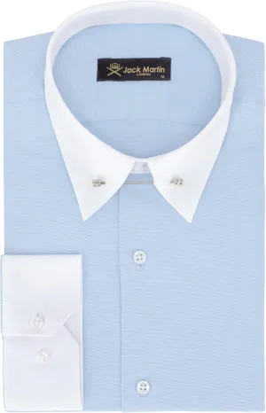 Pin Collar Long Sleeve Dress Shirts for Men | Mens Button Up Stylish Shirts