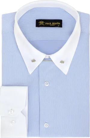 Pin Collar Long Sleeve Dress Shirts for Men | Mens Button Up Stylish Shirts