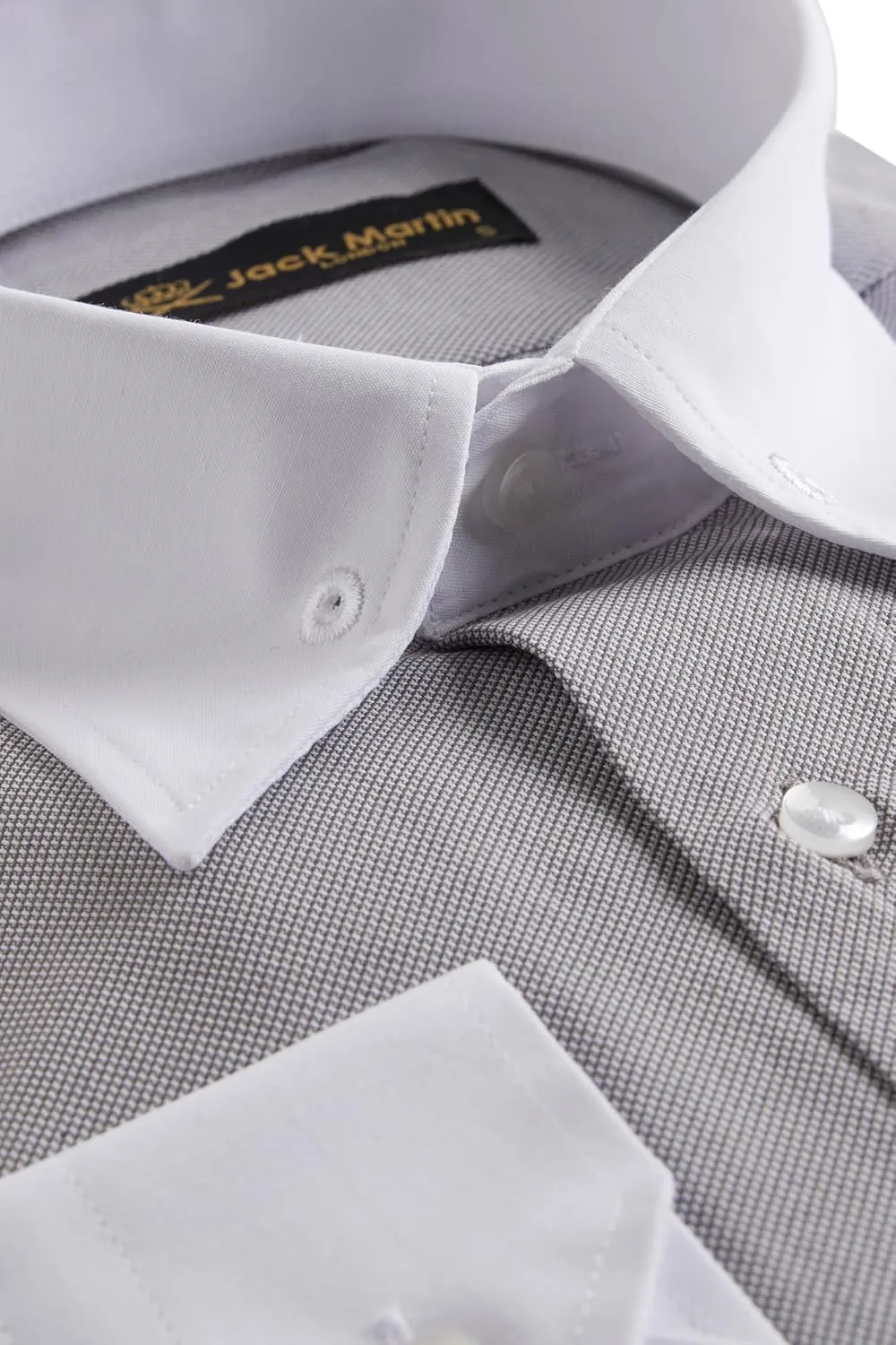 Pin Collar Long Sleeve Dress Shirts for Men | Mens Button Up Stylish Shirts