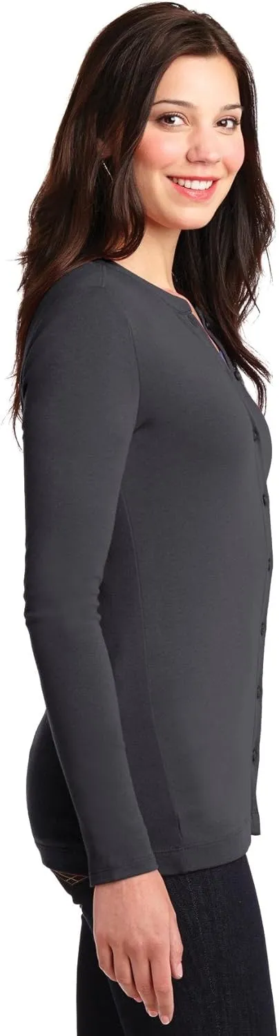 Port Authority Ladies Concept Stretch Button-Front Cardigan