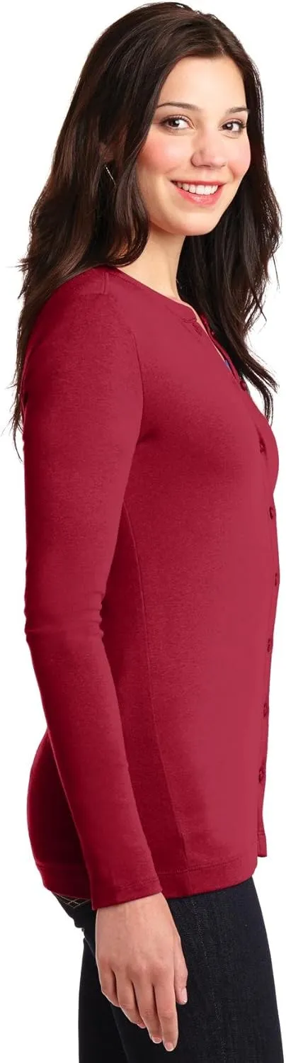 Port Authority Ladies Concept Stretch Button-Front Cardigan