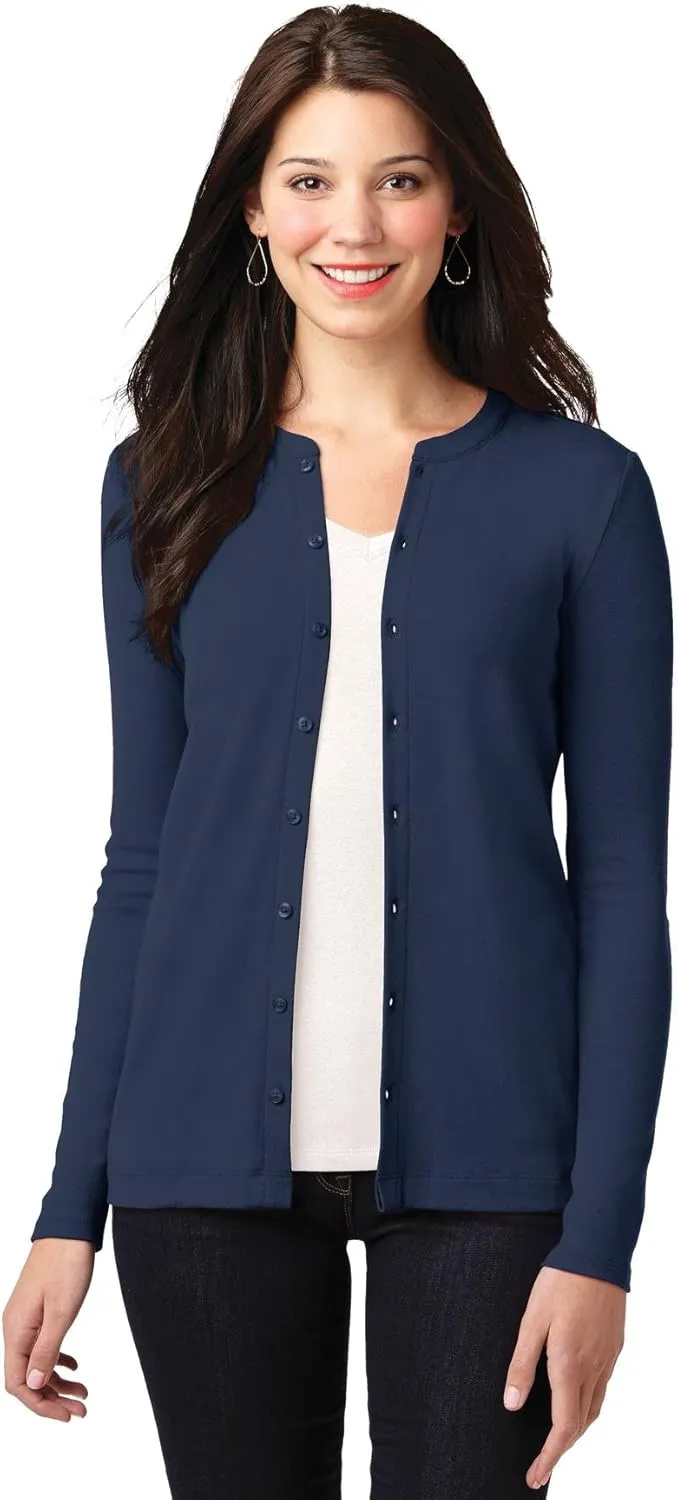 Port Authority Ladies Concept Stretch Button-Front Cardigan